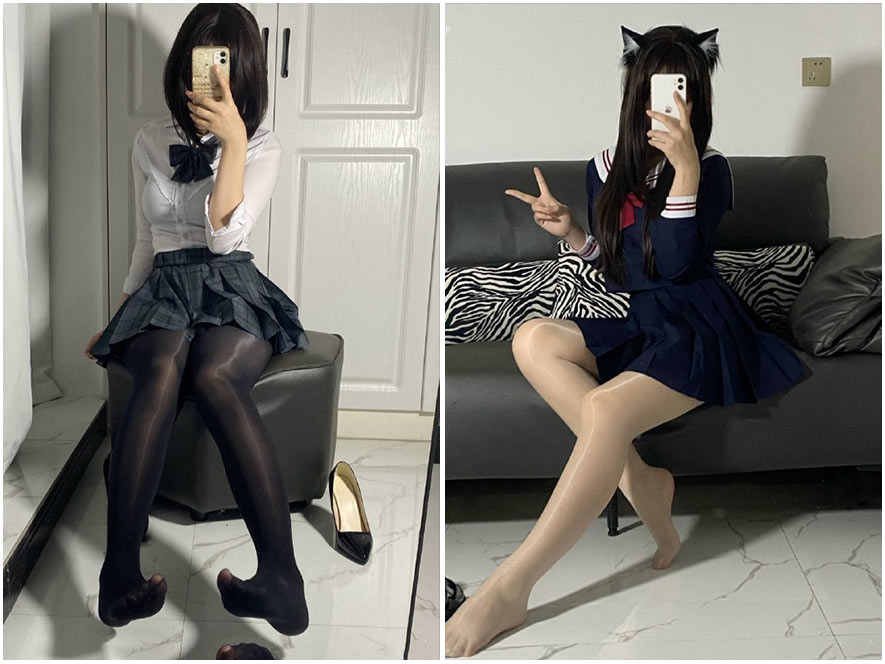 妤丸赛博朋克风COSPLAY性感美图