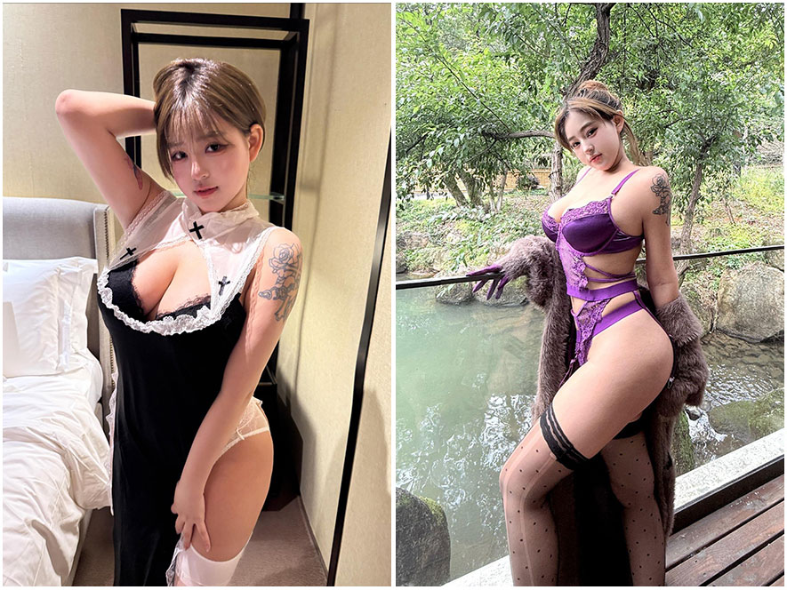 小优优子居家风格私房照展现完美身材曲线