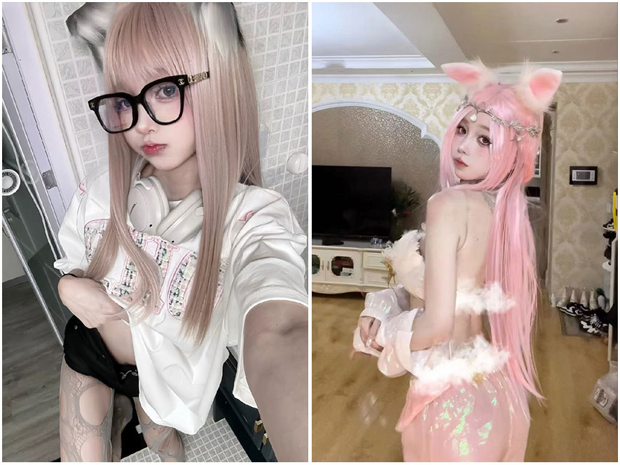 波子酒日常居家生活风自拍