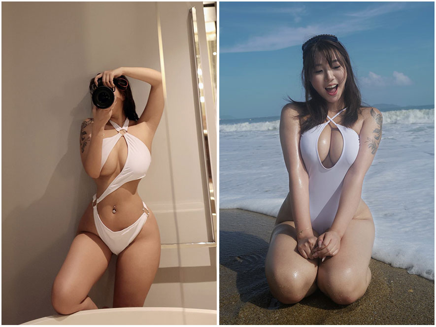 洁己un抖音铁粉空间居家风自拍写真,清纯甜美气质