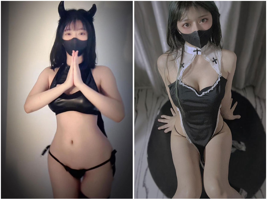 静奶奶夜景唯美氛围感写真