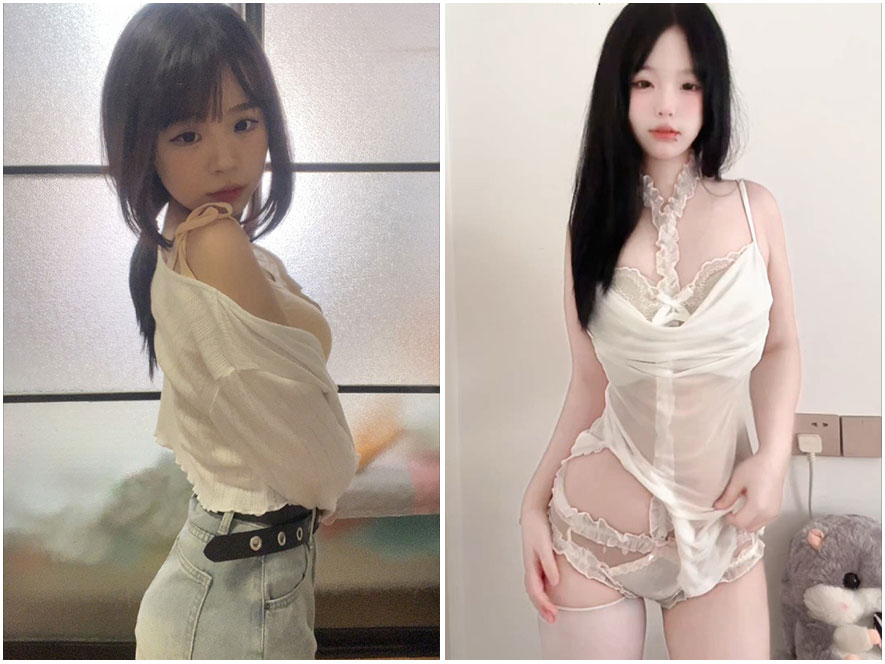 一口奶性感私房照