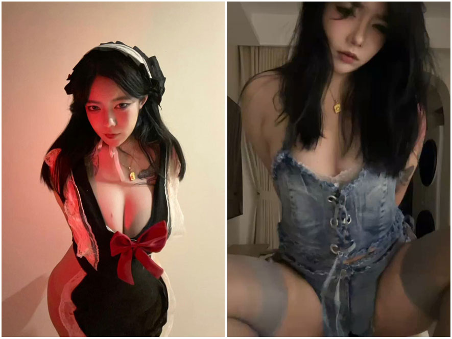 妈的大宝贝抖音网红生活照，身着休闲服饰展现甜美笑容