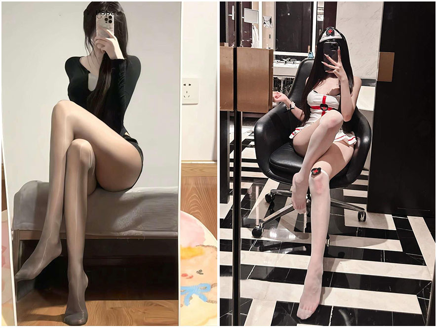 小御岛遇合集纯欲风蕾丝睡裙高清大图