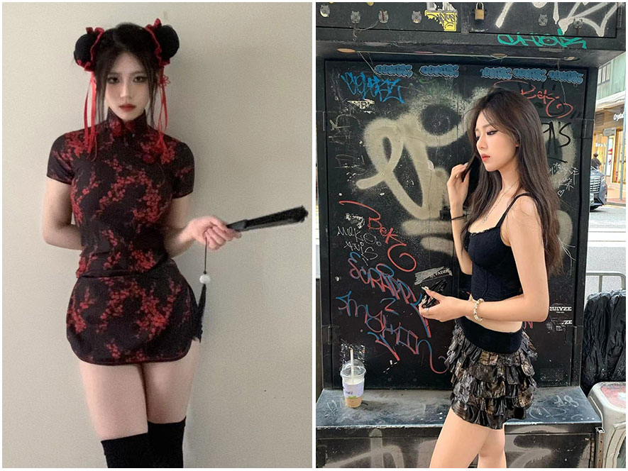 独留黑色蕾丝私房大尺度COS写真高清原图