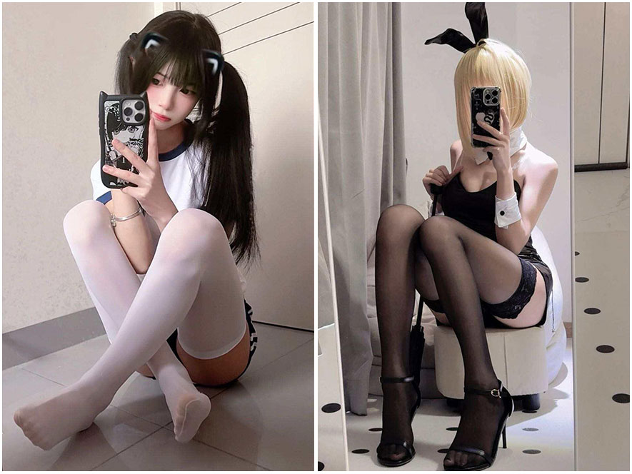 矢澪经典岛遇系列写真展示性感肉感身材与日系妆容