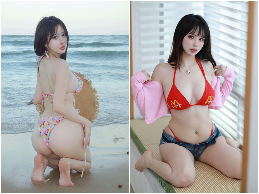 Tina很妖孽呀微距居家风写真