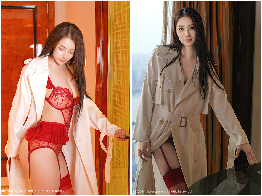 娅轩ELVA网袜制服高冷御姐风格连拍