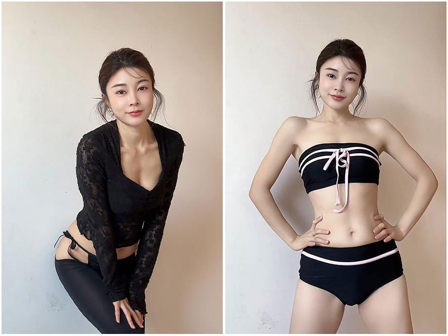 小姨性感微醺气质壁纸写真