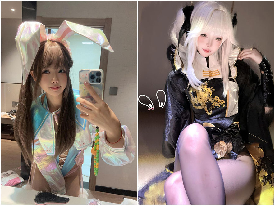 小安an秘语空间微密圈大尺度性感吊带裙写真