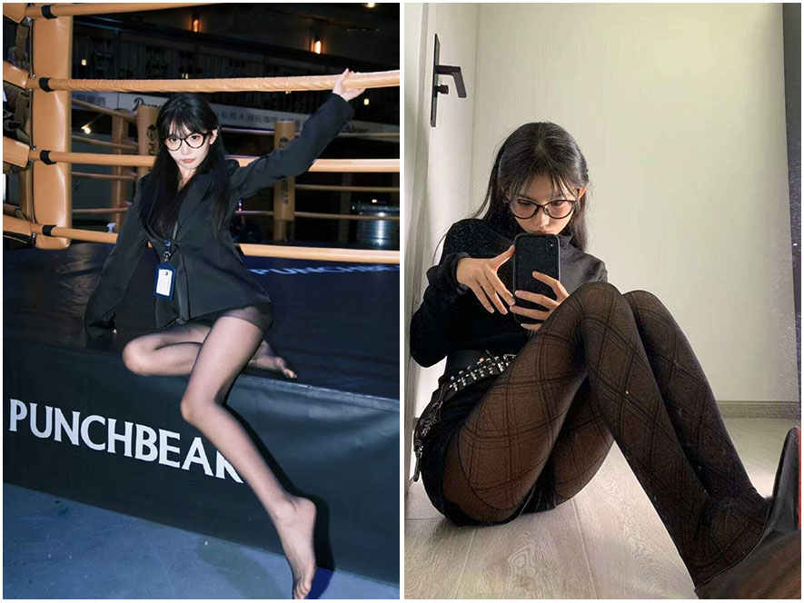 抖音网红牛奶鲨鱼K海边唯美写真