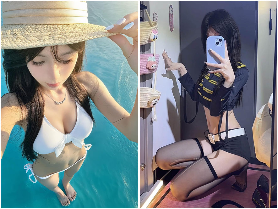 抖音网红苏琳小娇妻岛遇写真集封面高清壁纸