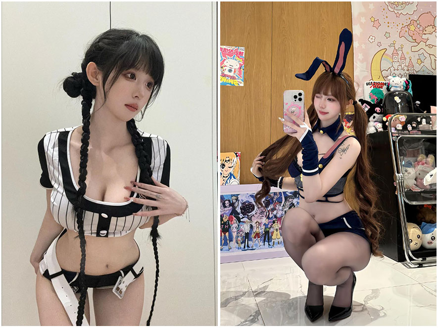 超蓝布罗莉居家私房写真预览