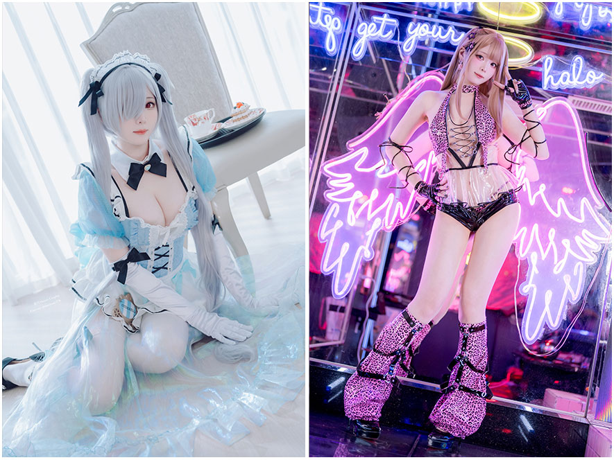 霜月shimo二次元角色COS极致诱惑图集