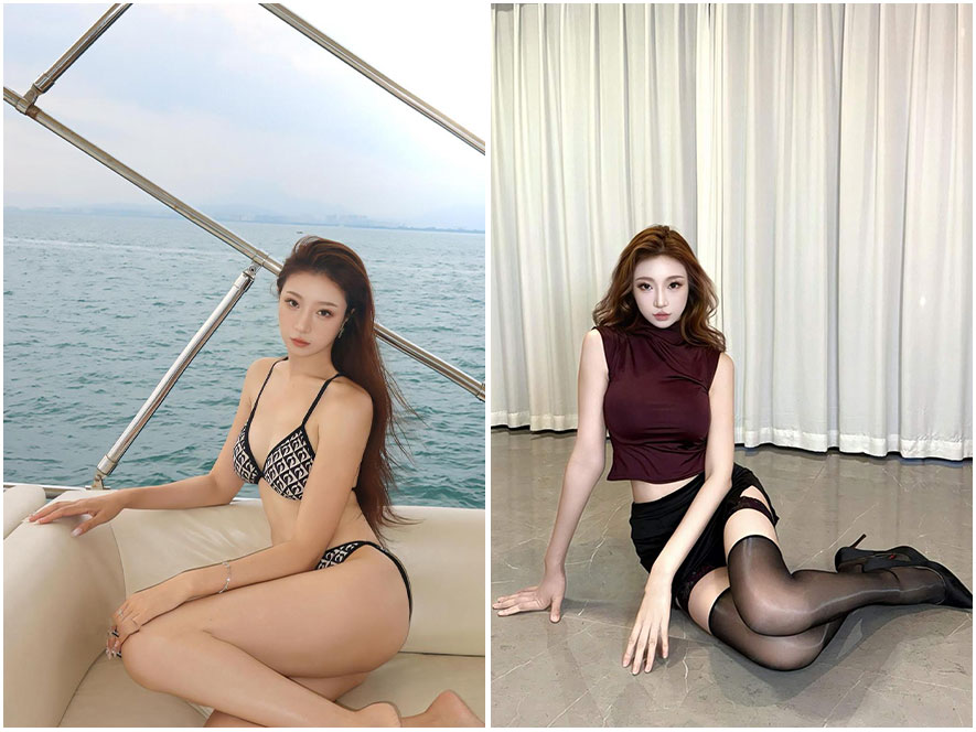 SerenaSs黑色蕾丝性感床照写真合集下载