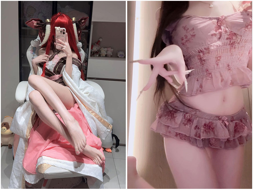 喵脆饺_岛遇海边泳装回眸图片