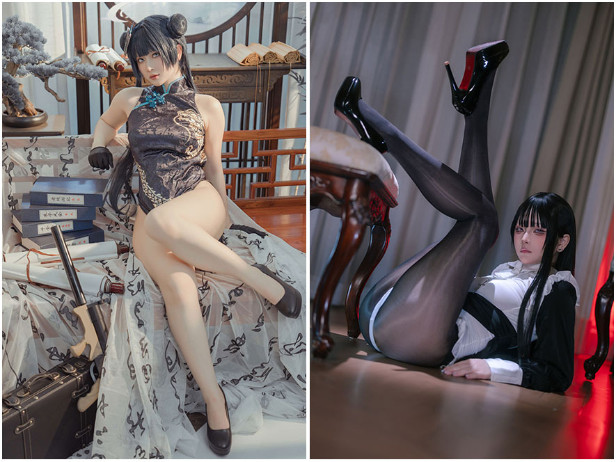 屿鱼火辣动漫角色COS形象展示