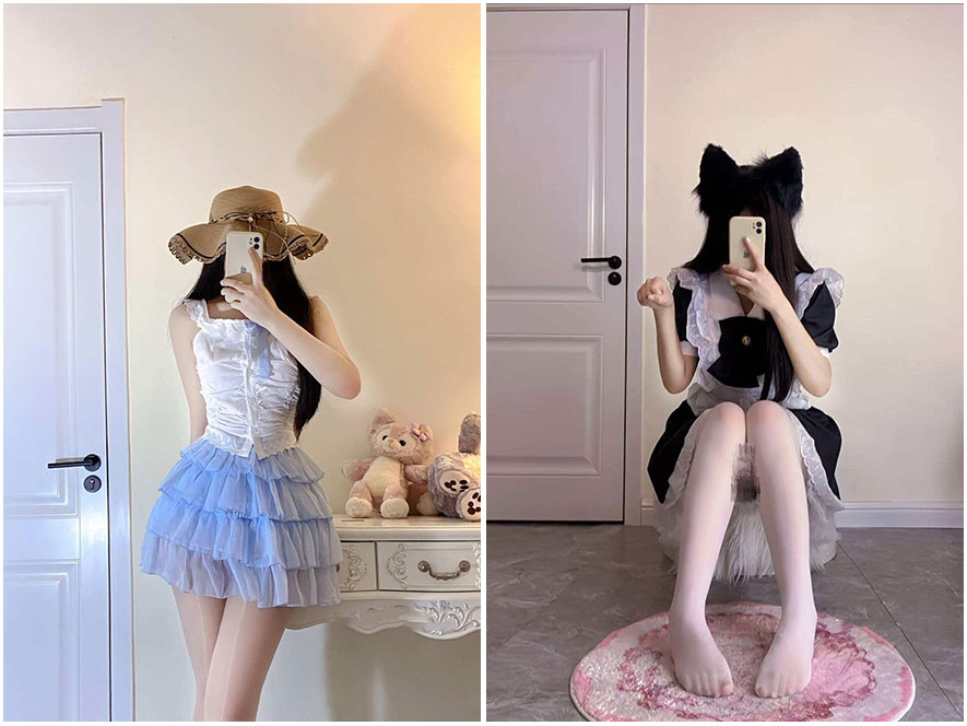 抖音Nycha闪蝶甜美自拍写真合集下载