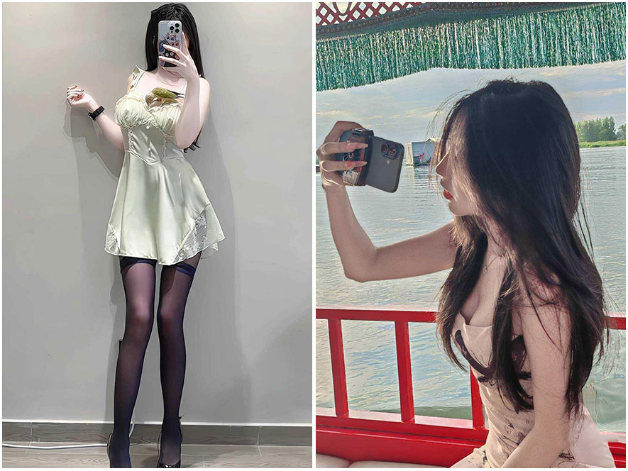 抖音网红花枝蛇岛遇主题唯美写真壁纸