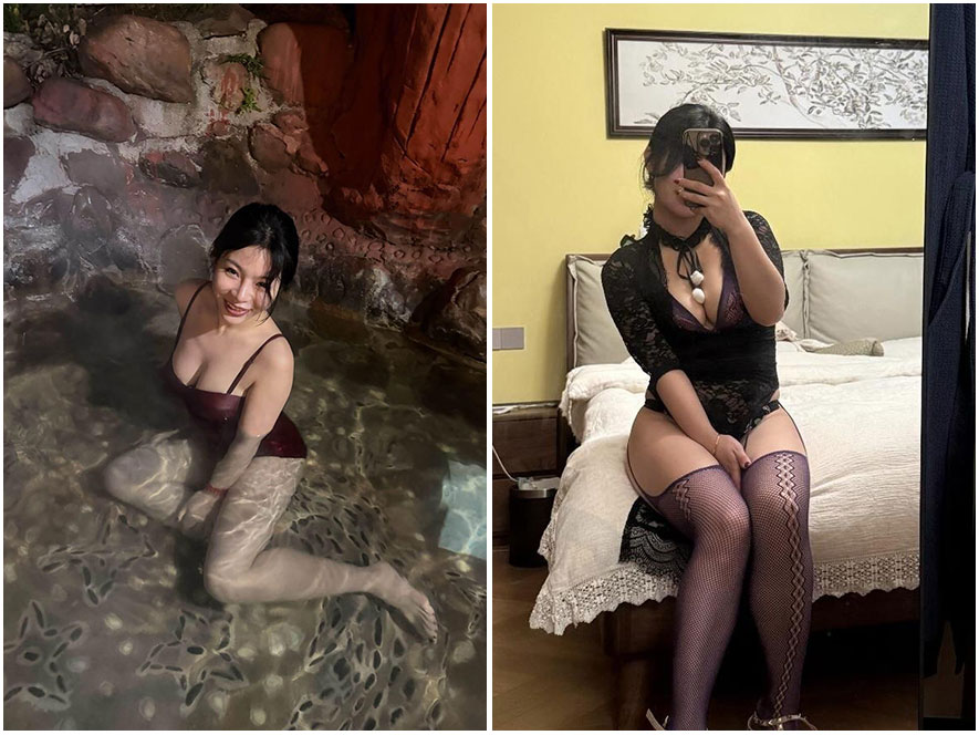 抖音芳姨海岛清爽风情大图