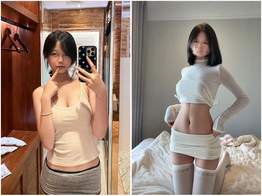 抖音藤藤菜微翘性感微风写真