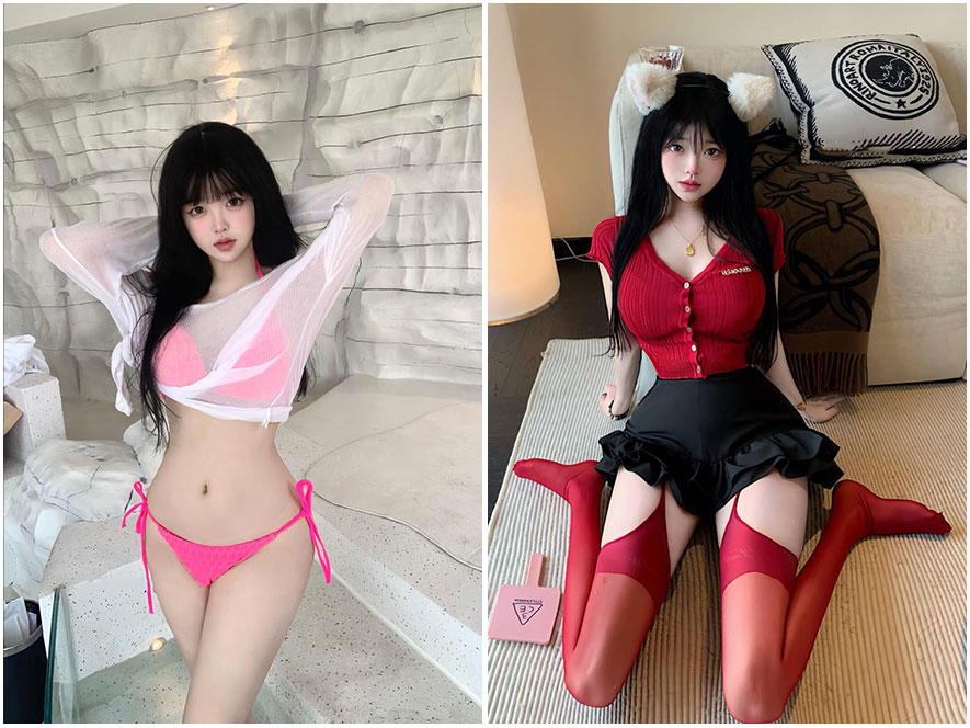 易辞性感比基尼泳装海岛度假风合集壁纸