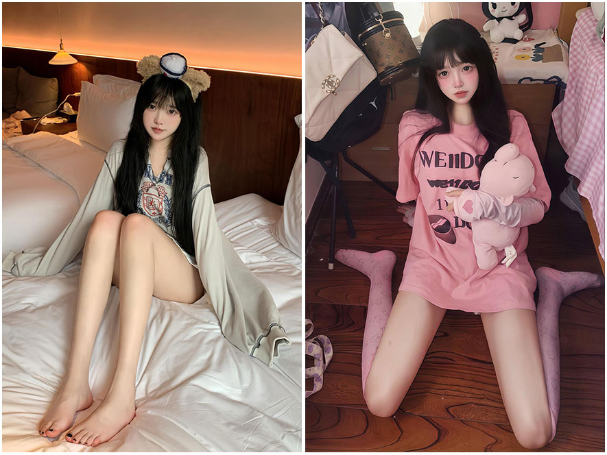 易辞海滨沙滩白色长裙岛遇写真