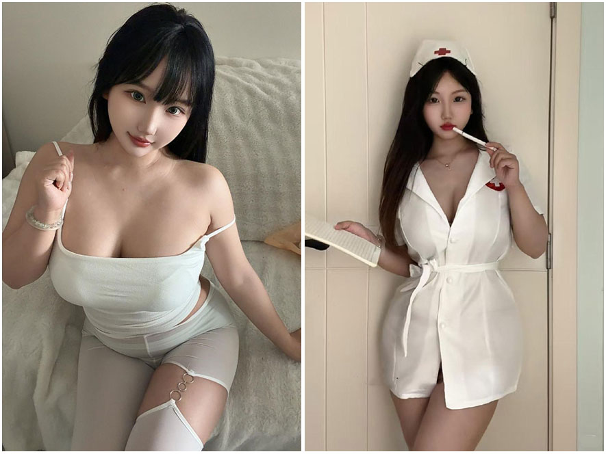 武香花生性感落日晚霞全身写真