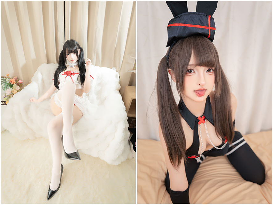 神楽坂真冬白丝女仆装私拍高清写真