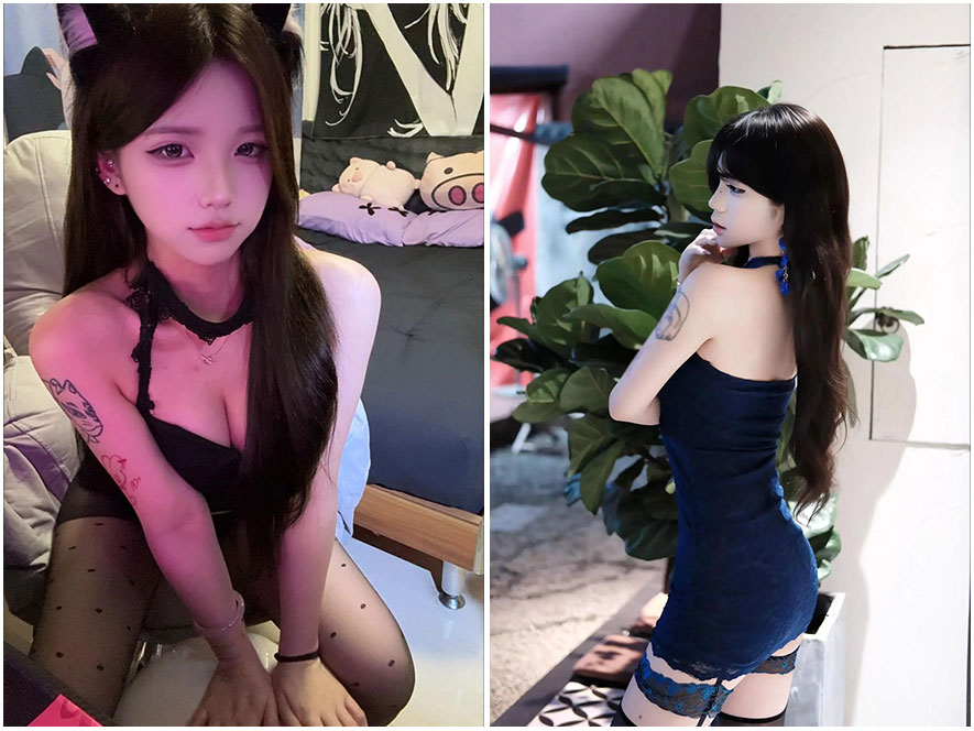 小飞粥JK制服写真,抖音网红小飞粥壁纸