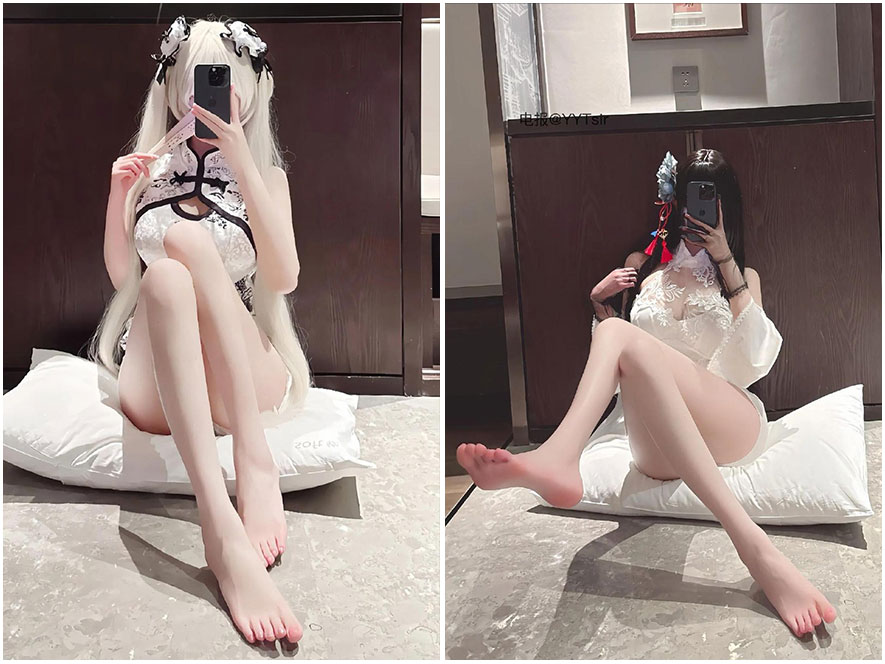 抖音网红萱萱清纯写真大图