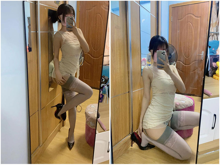 抖音网红系帆帆呀微密圈纯欲风写真私照展示