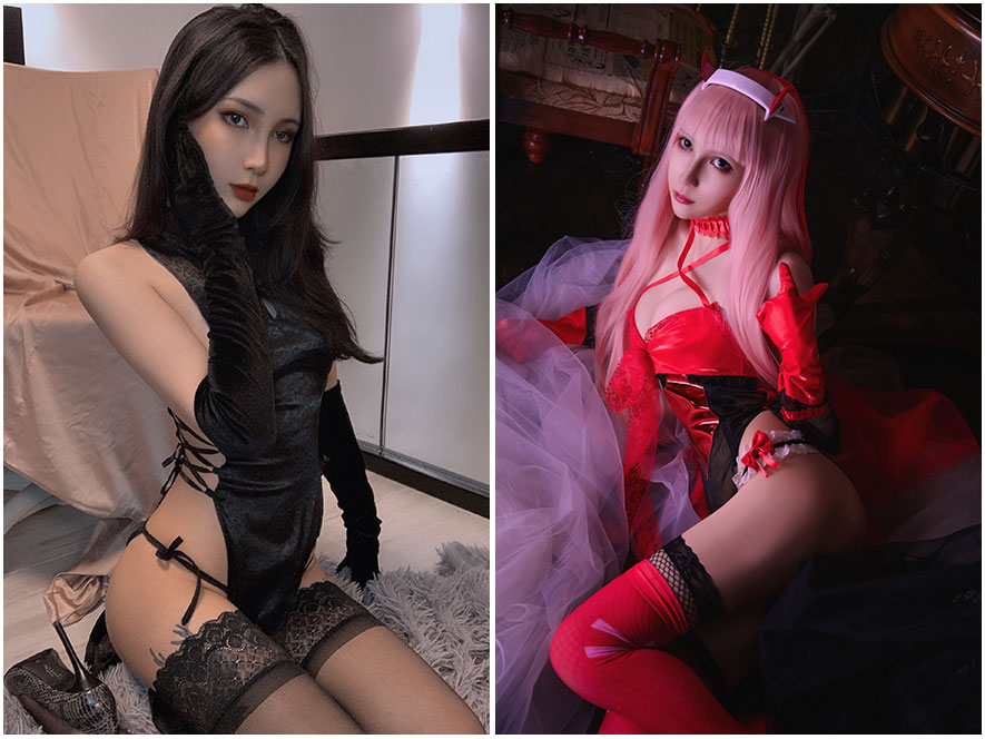 Vams子甜美COS装私密福利图