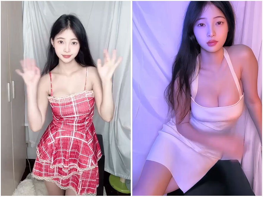 抖音网红一只奶俏岛遇微密圈视频截图