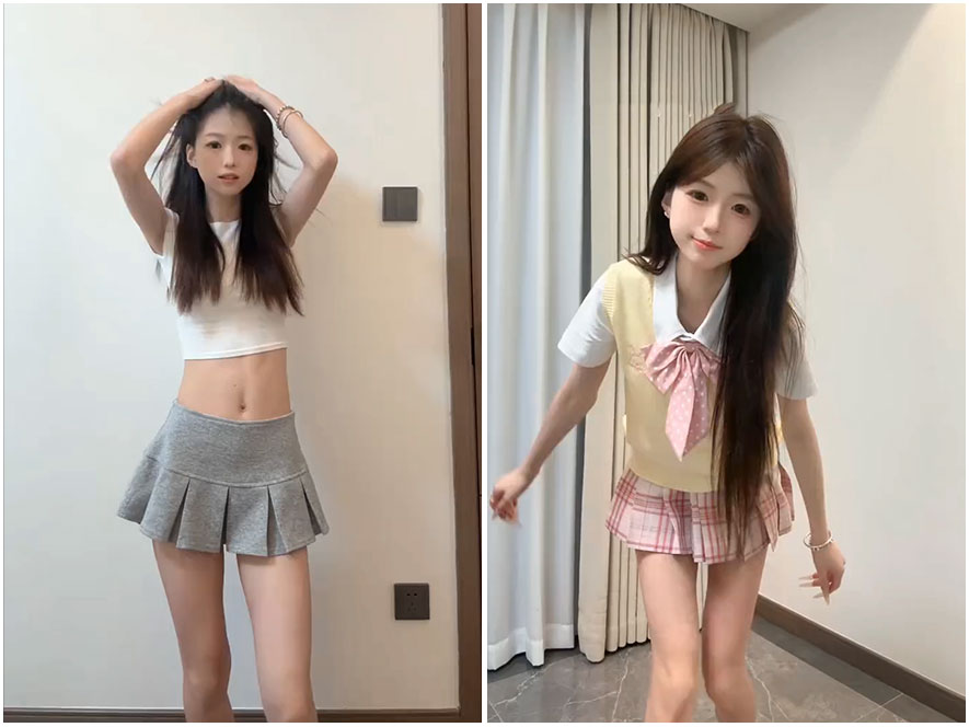 抖音网红迟迟大王侧颜绝美特写图