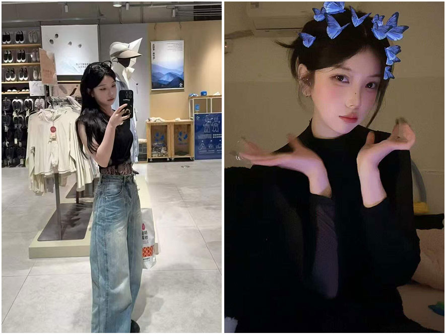 鱼鱼呀连体泳装纯欲风高清壁纸