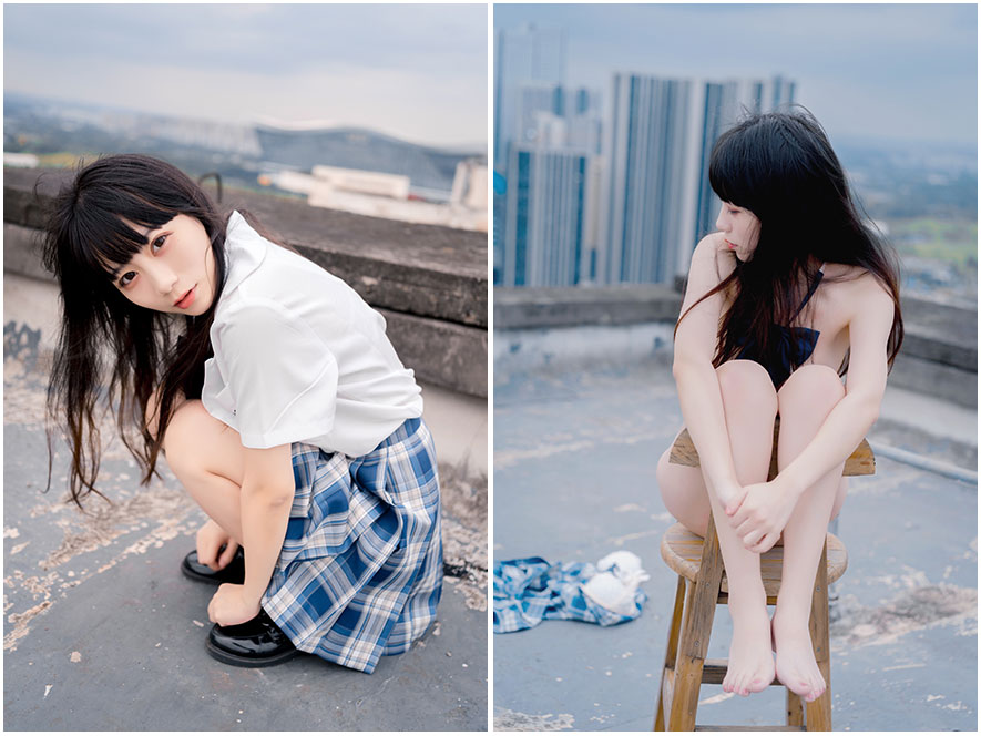 usejan蓝蓝绝美壁纸图片