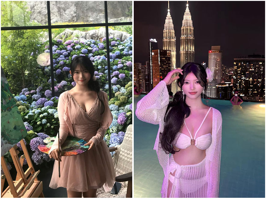 抖音网红小yu清新风写真