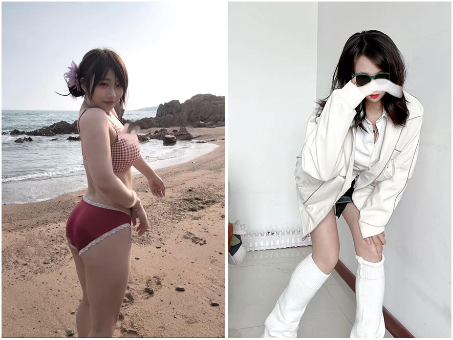 抖音网红灰宝儿岛遇造型写真