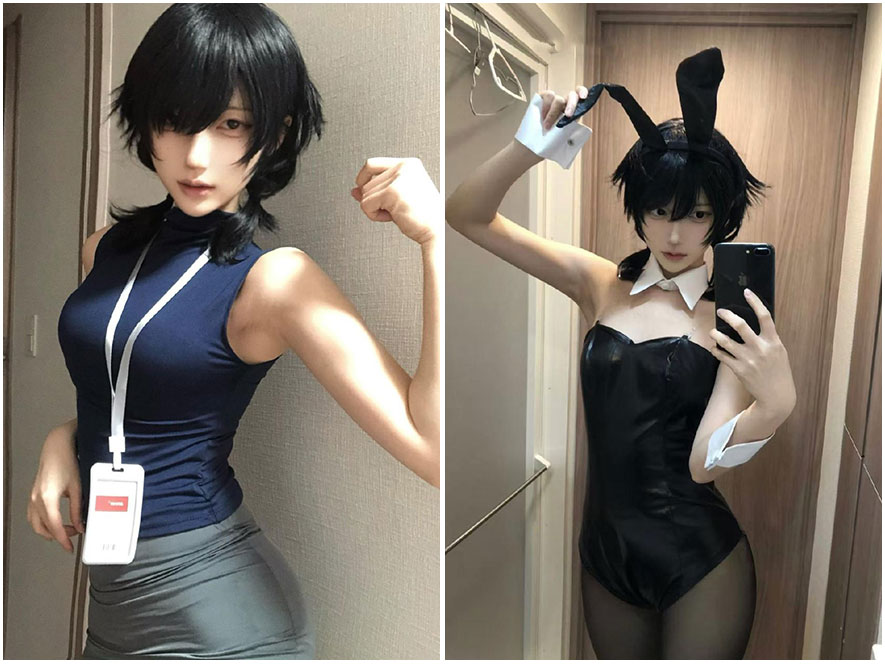 雯酱SAMA性感御姐私服高清壁纸