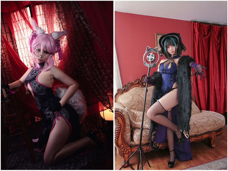 魅瞳Meroko精致Cosplay造型特写图